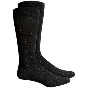 Alfani Black Speckled Dress Socks For Men -Size 7-12